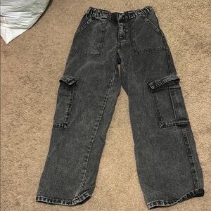 Women’s Black Cargo Jeans